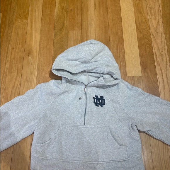lululemon athletica Tops - Grey Scuba with Navy ND Logo